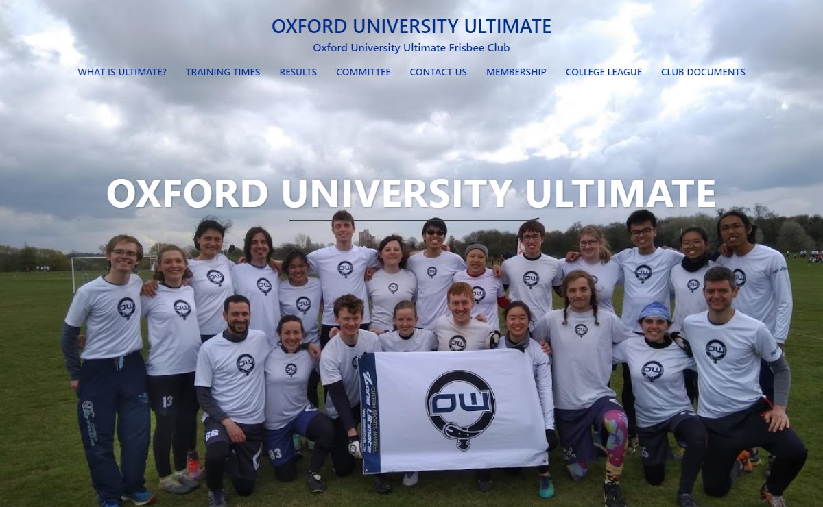 OXFORD UNIVERSITY ULTIMATE – Oxford University Ultimate Frisbee Club