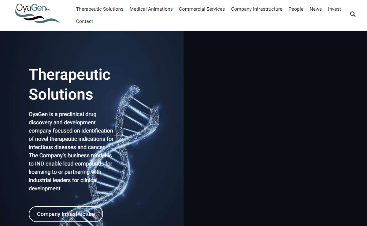 OyaGen – HIV drug discovery towards a cure