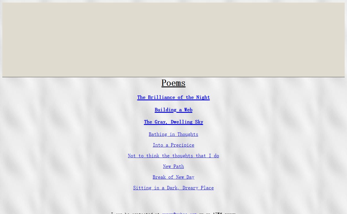 Oyown's poem page