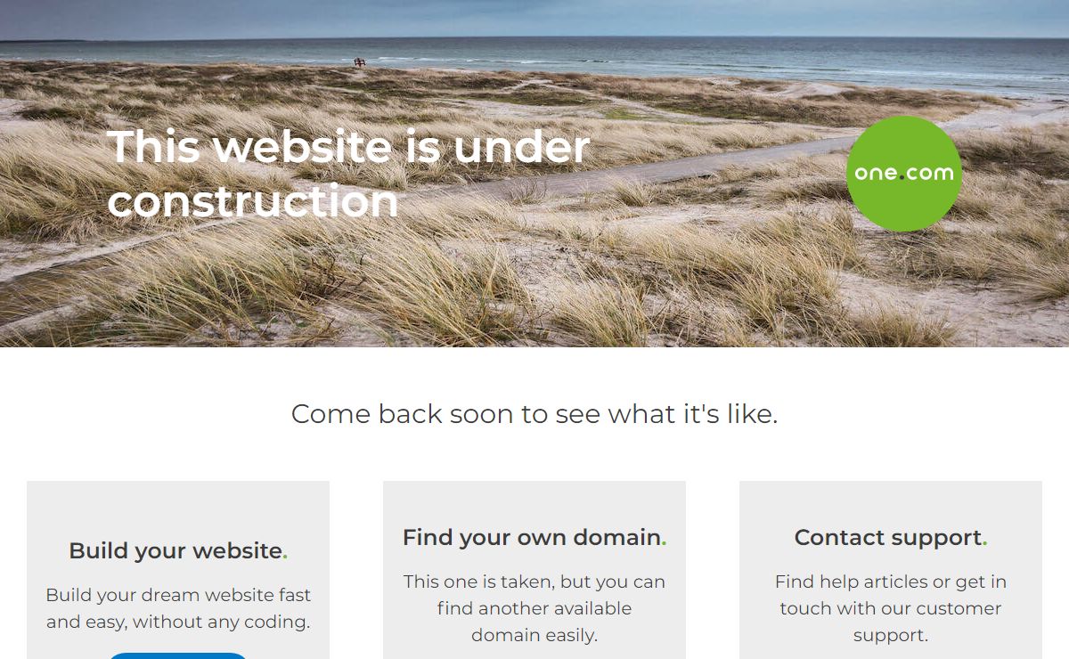 Hosted By One.com | Webhosting made simple