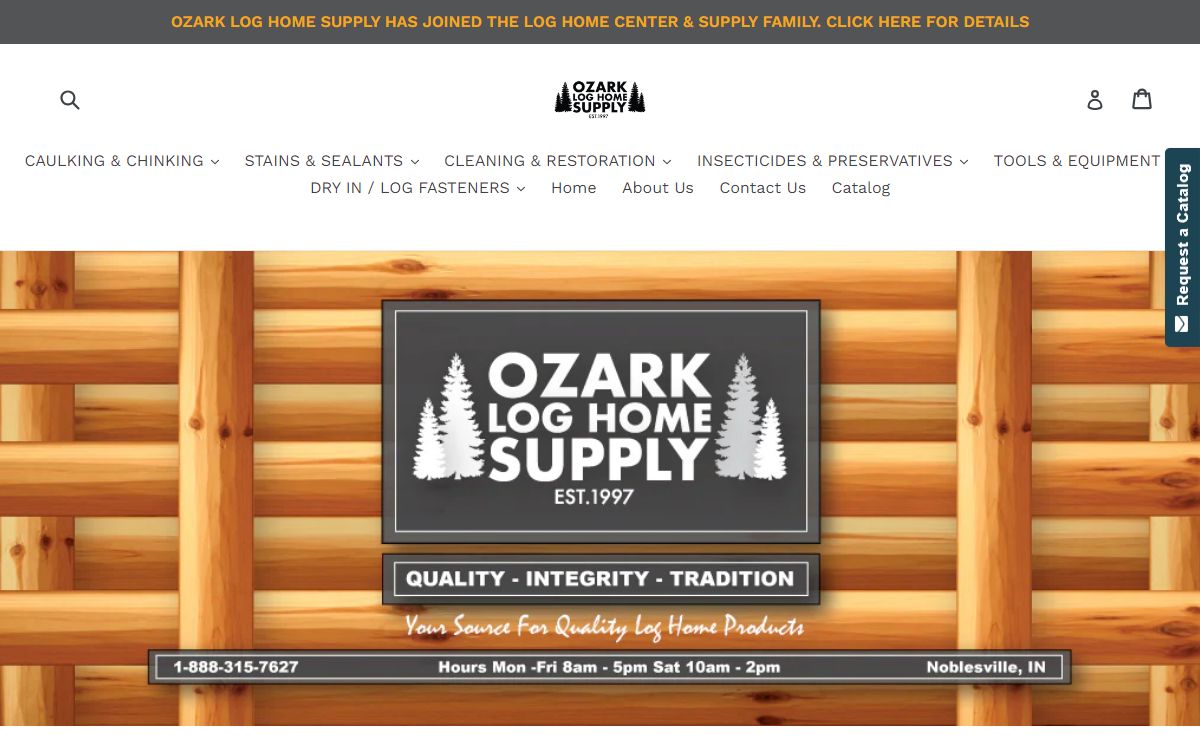Ozark Log Home Center & Supply – Ozark Log Home Supply
