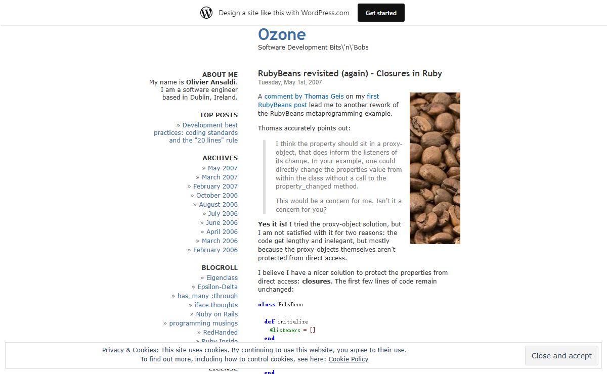 Ozone | Software Development Bits\'n\'Bobs