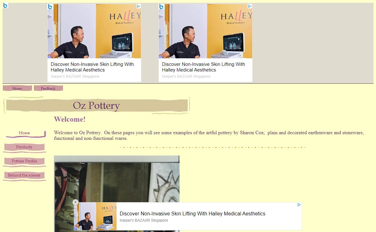 Oz Pottery Home Page