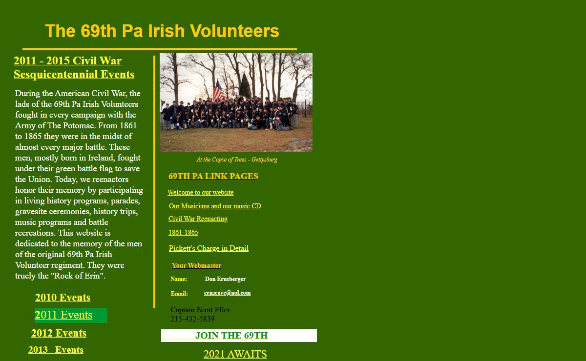 The 69th Pa Irish Volunteers