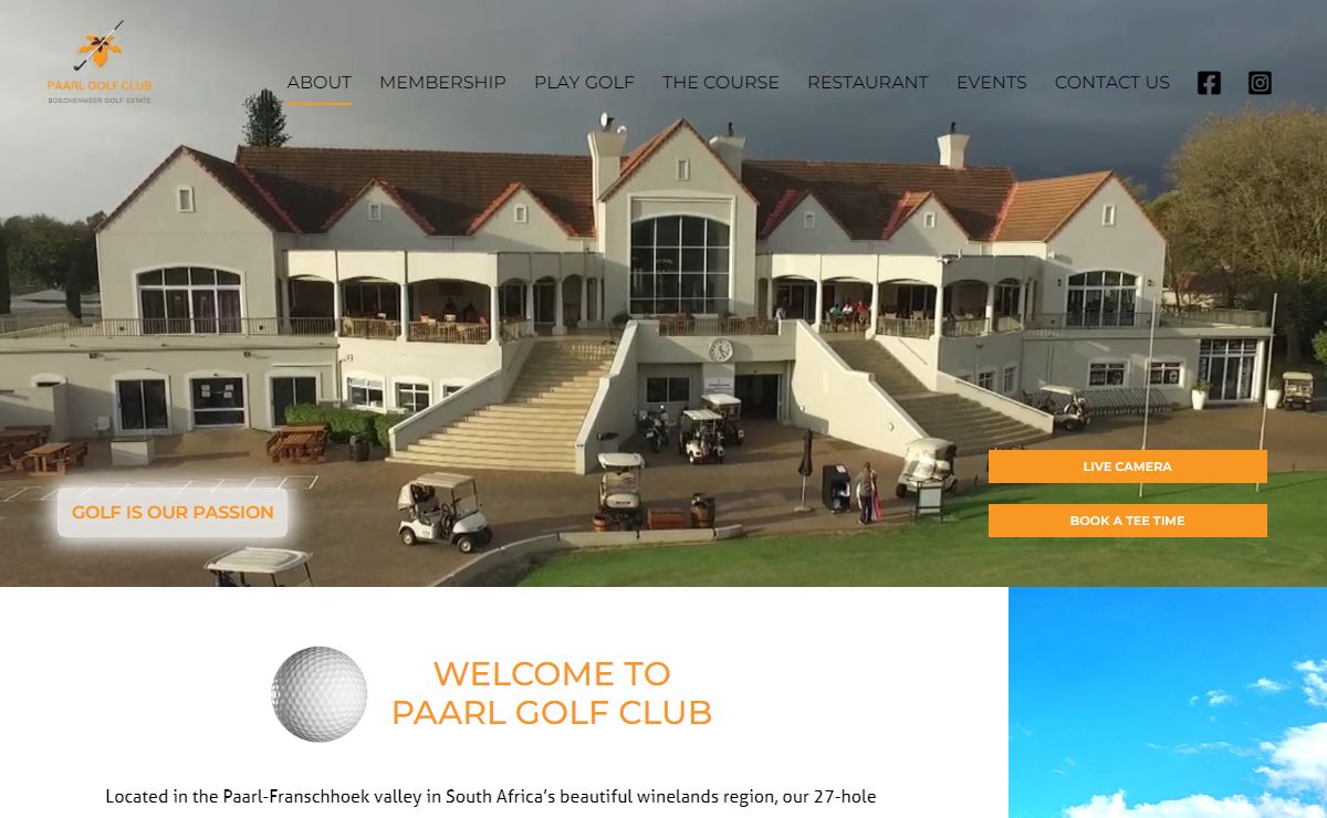 Home - Paarl Golf Club