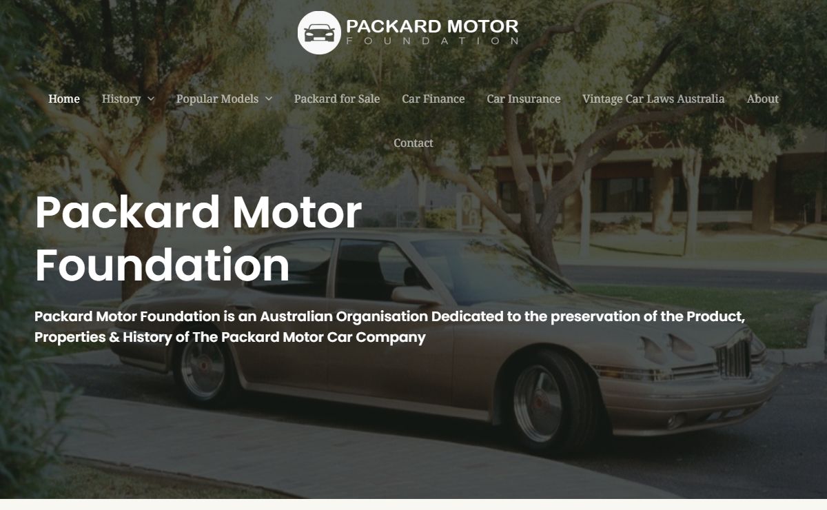 Home of Packard Motor Foundation Organisation - About Us