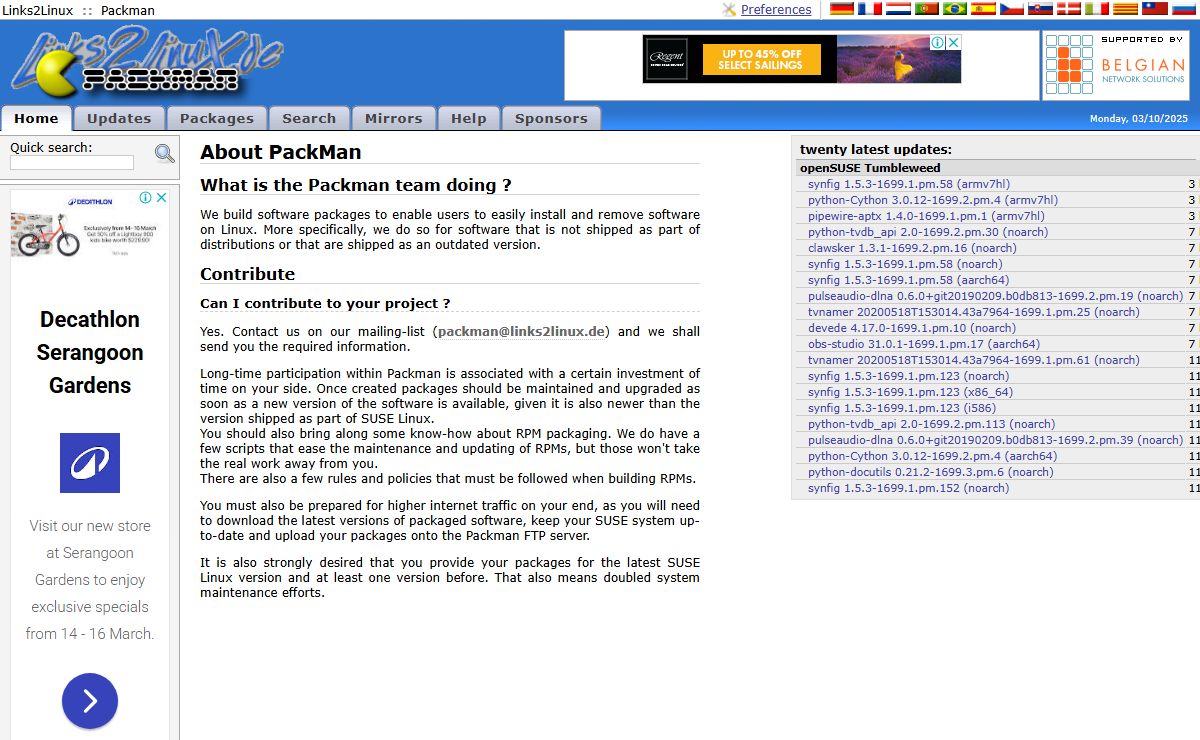 PackMan :: home