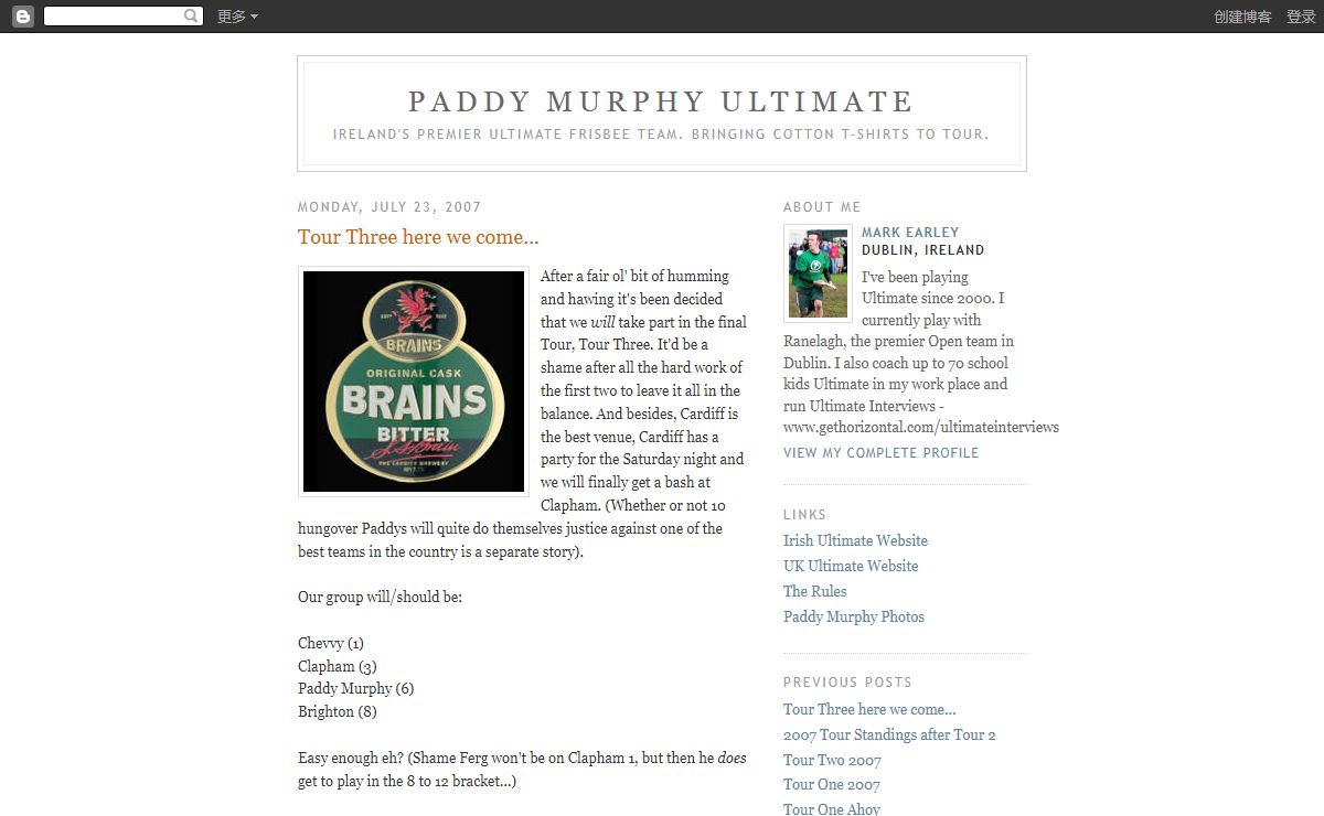 Paddy Murphy Ultimate