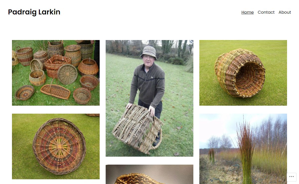 Padraig Larkin – Traditional Willow and Hazel Basketmaker