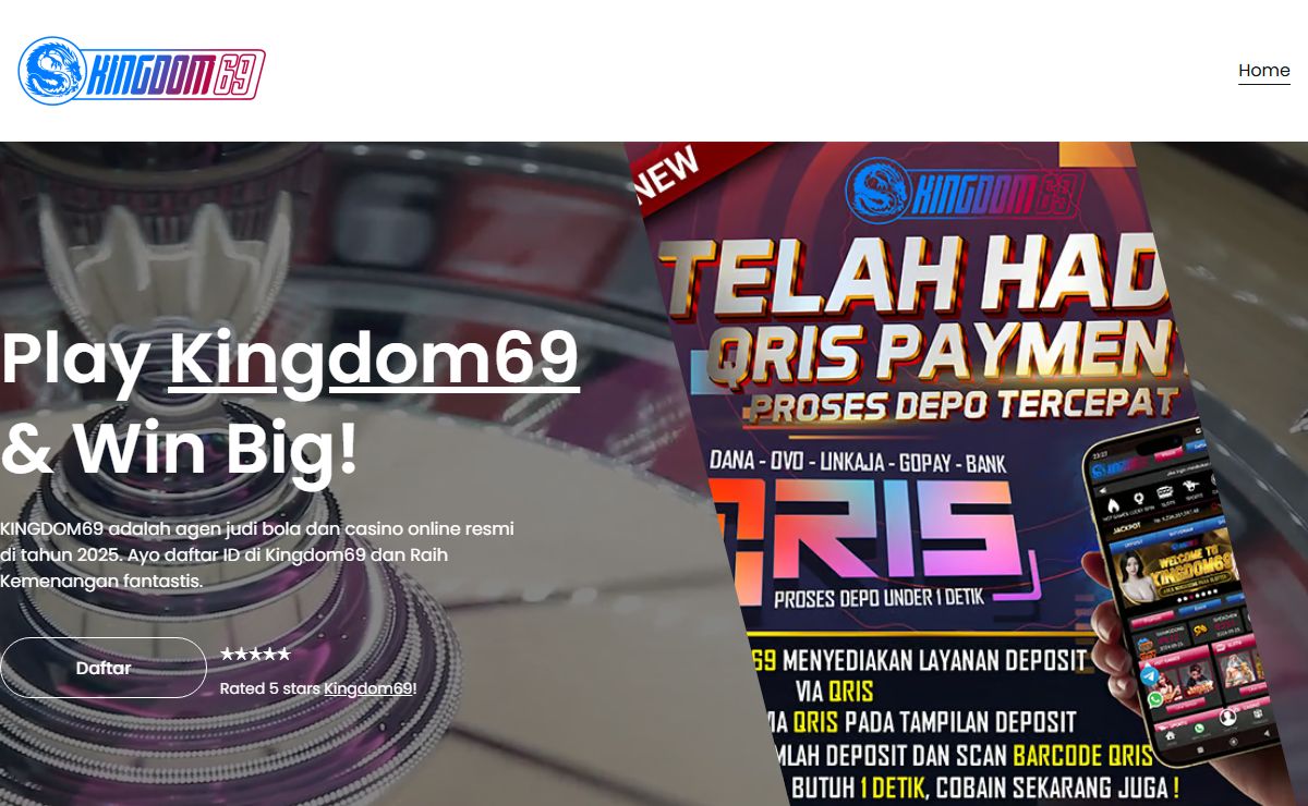 KINGDOM69 Agen Bola dan Casino Resmi Tahun 2025 | Kingdom69