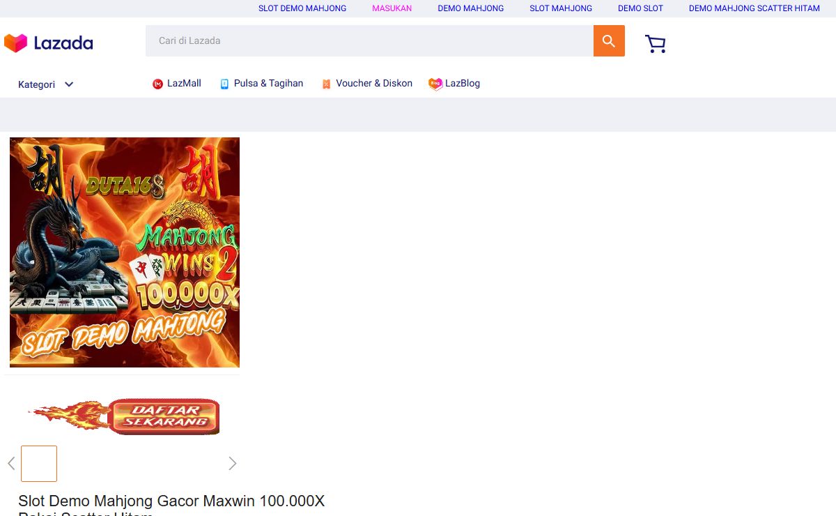 Slot Demo Mahjong Gacor Maxwin 100.000X Pakai Scatter Hitam