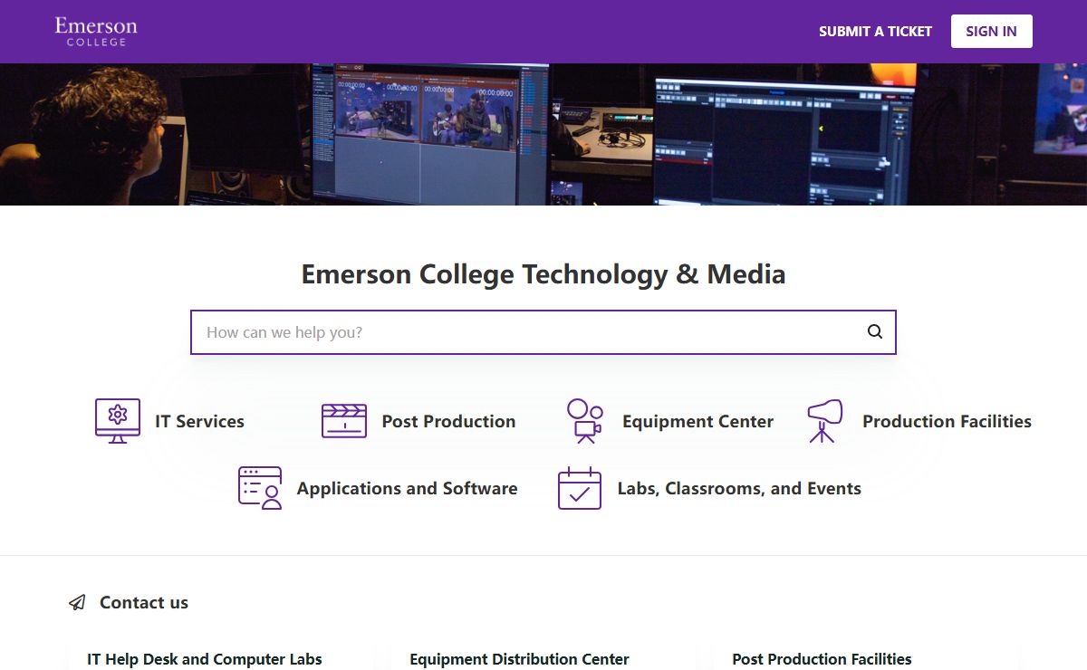 Emerson College Technology & Media