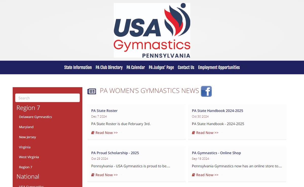 PA Women's Gymnastics – Pennsylvania Women's Gymnastics