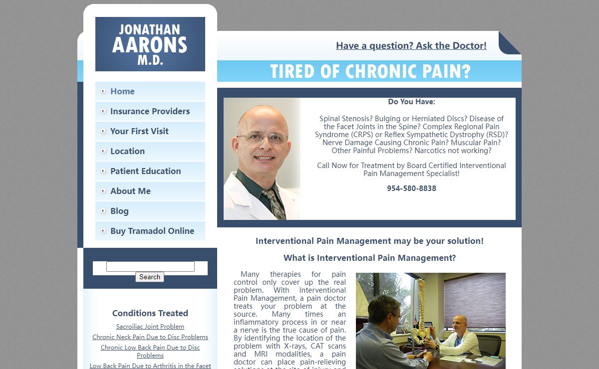 Fort Lauderdale Pain Management Doctor | Back & Neck Pain Specialist