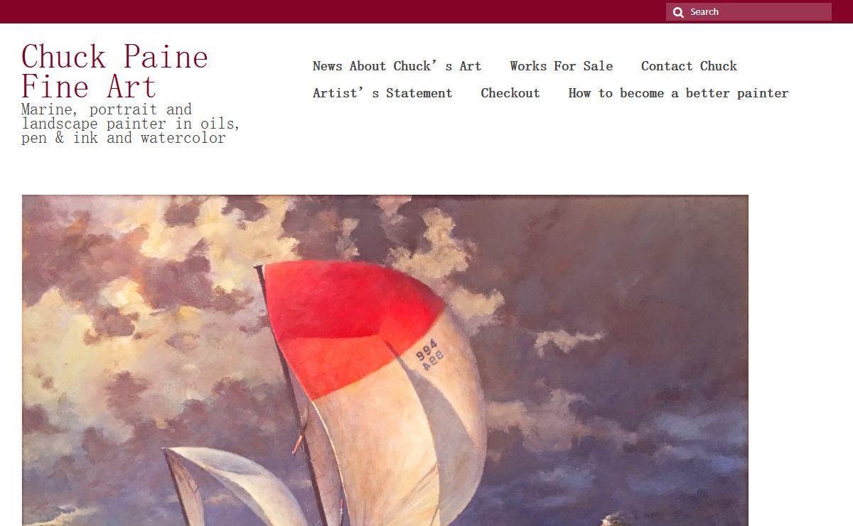 Chuck Paine Fine Art – Fine art from Maine, nautical art