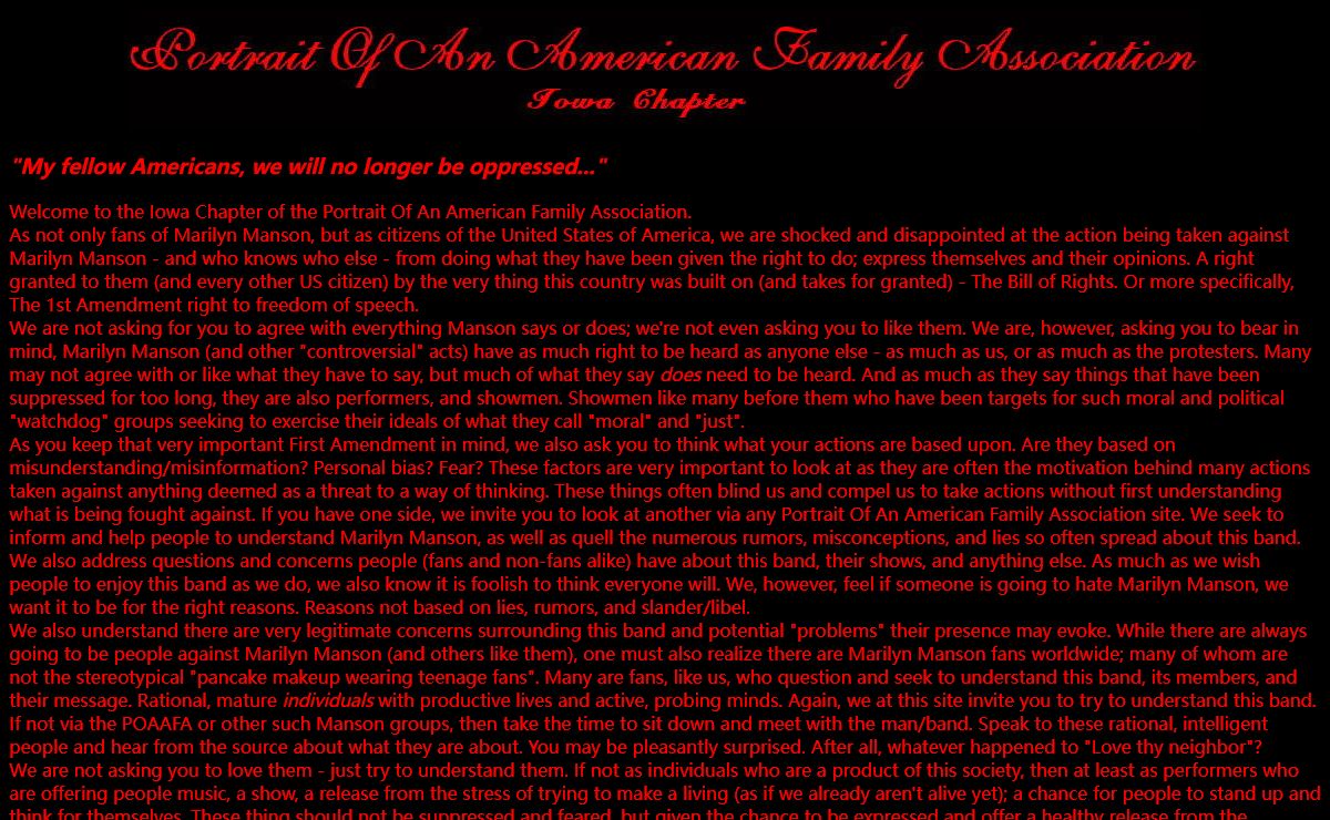 The Baptism Of Stains - Portrait Of An American Family Association; Iowa Chapter