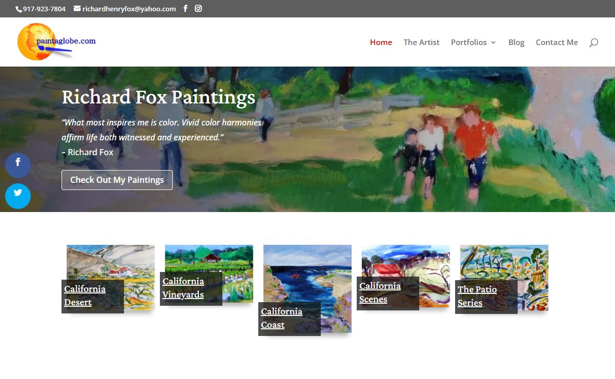 Richard Fox Paintings ‣ Paintaglobe.com