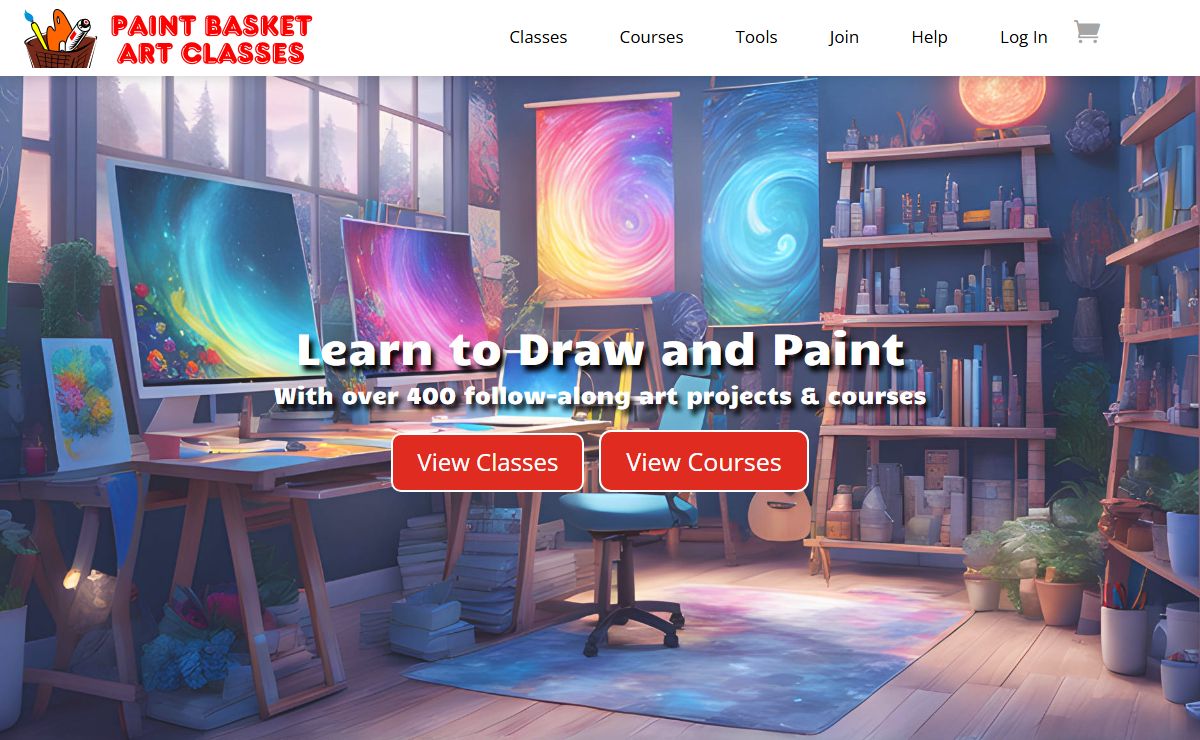 Paint Basket Art Classes