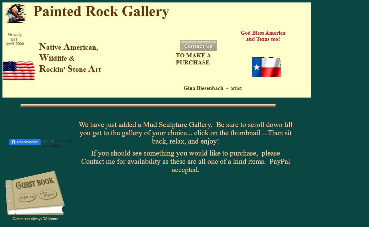 PAINTED ROCK GALLERY -Native American, Wildlife, and Rockin' Stone Art!