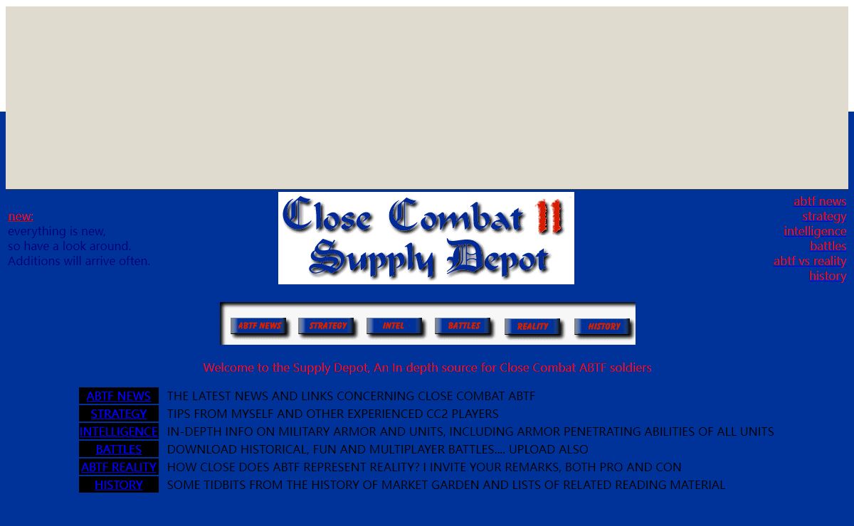 Close Combat II Supply Depot