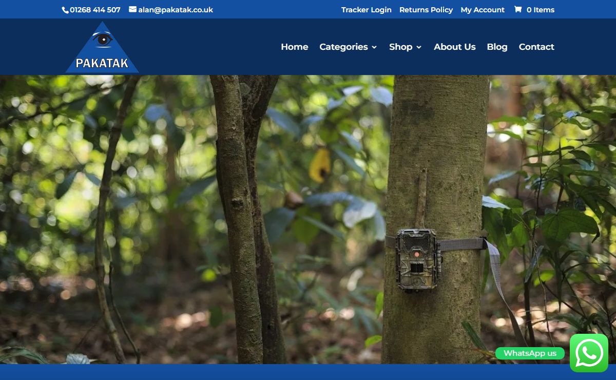 Wildlife Cameras, Spy Cameras, GPS Trackers & More | Pakatak Ltd