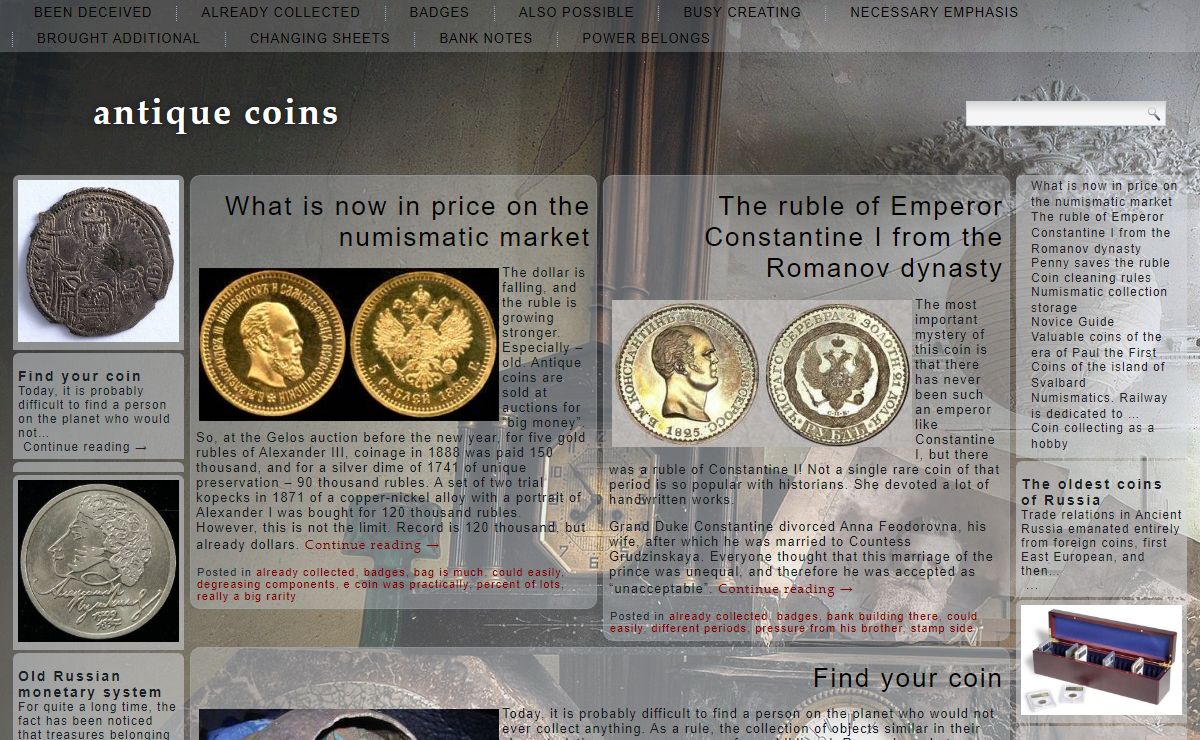 antique coins