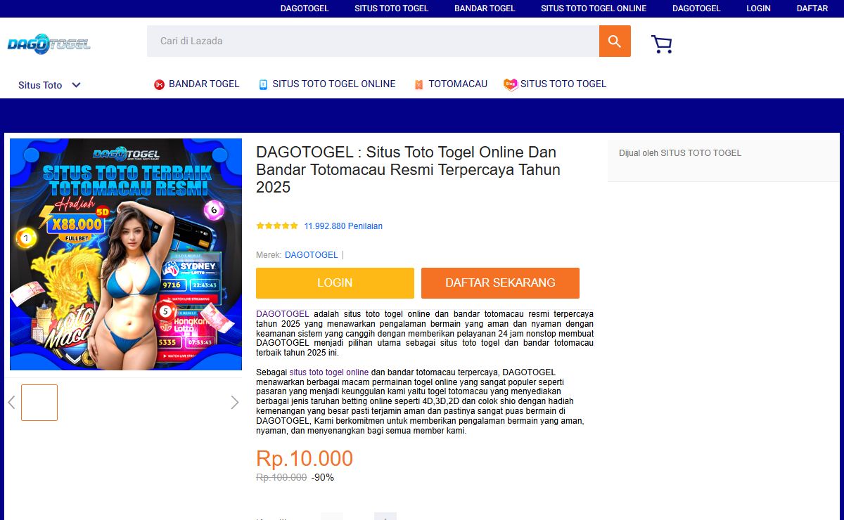 DAGOTOGEL : Situs Toto Togel Online Dan Bandar Totomacau Resmi Terpercaya Tahun 2025