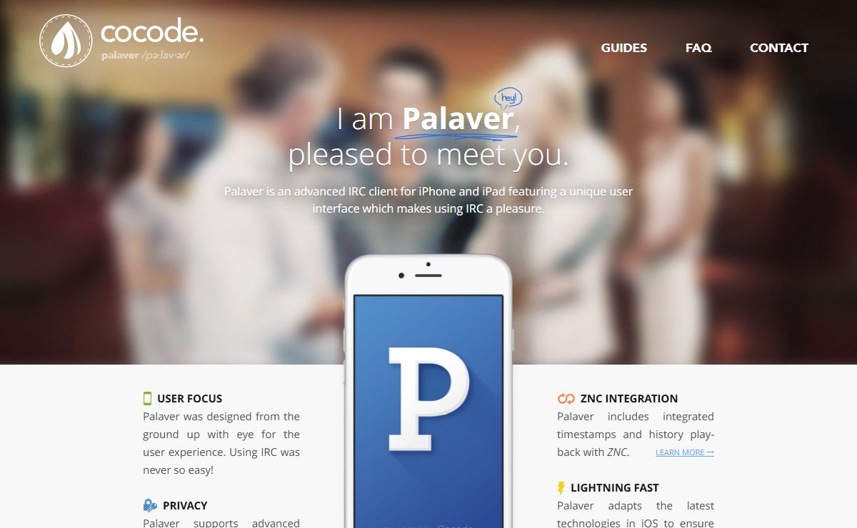 Palaver · IRC Client for iPhone/iPad