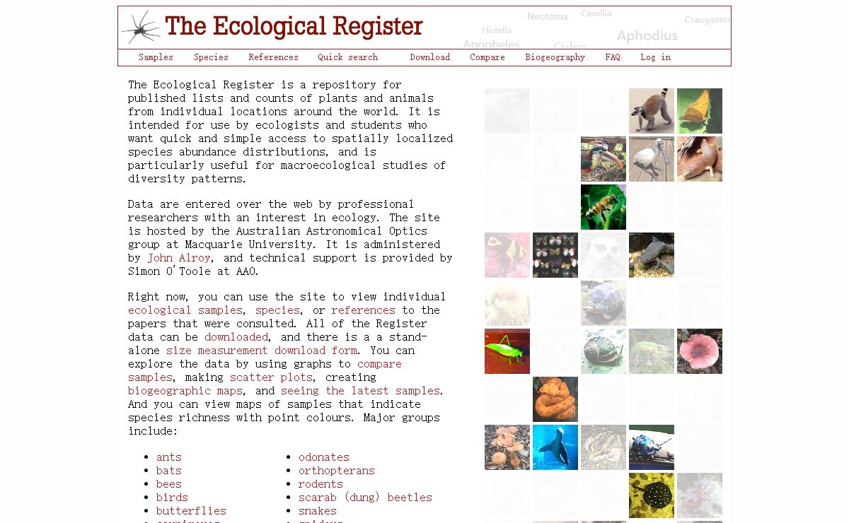 The Ecological Register