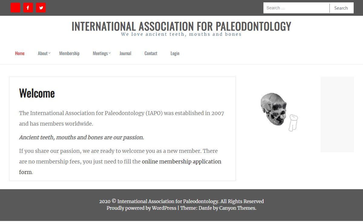 International Association for Paleodontology – We love ancient teeth, mouths and bones
