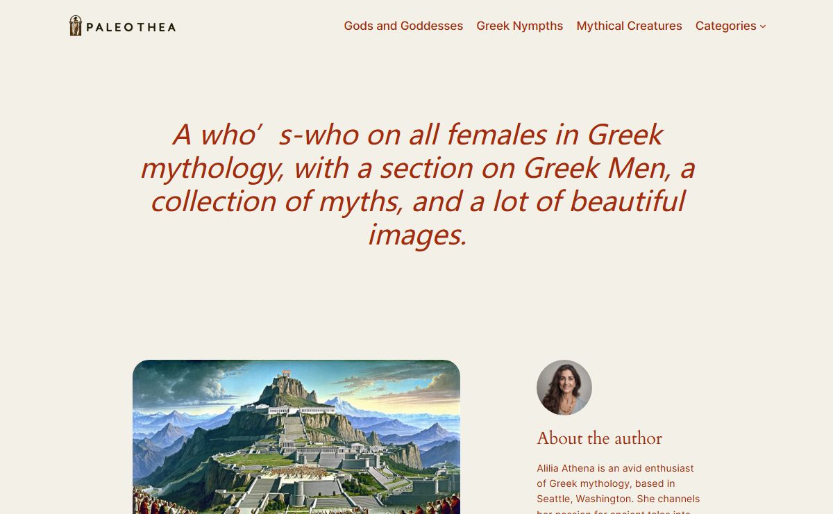 Paleothea – Greek Mythology