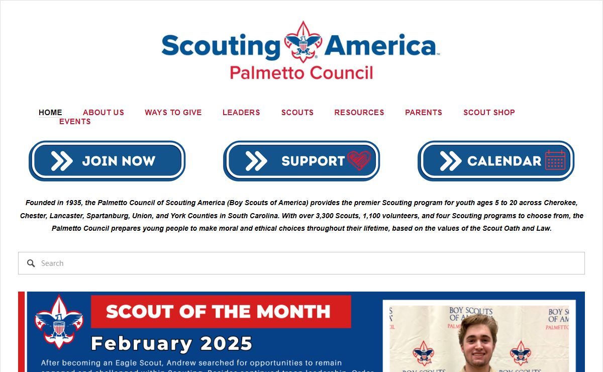 Palmetto Council, Scouting America