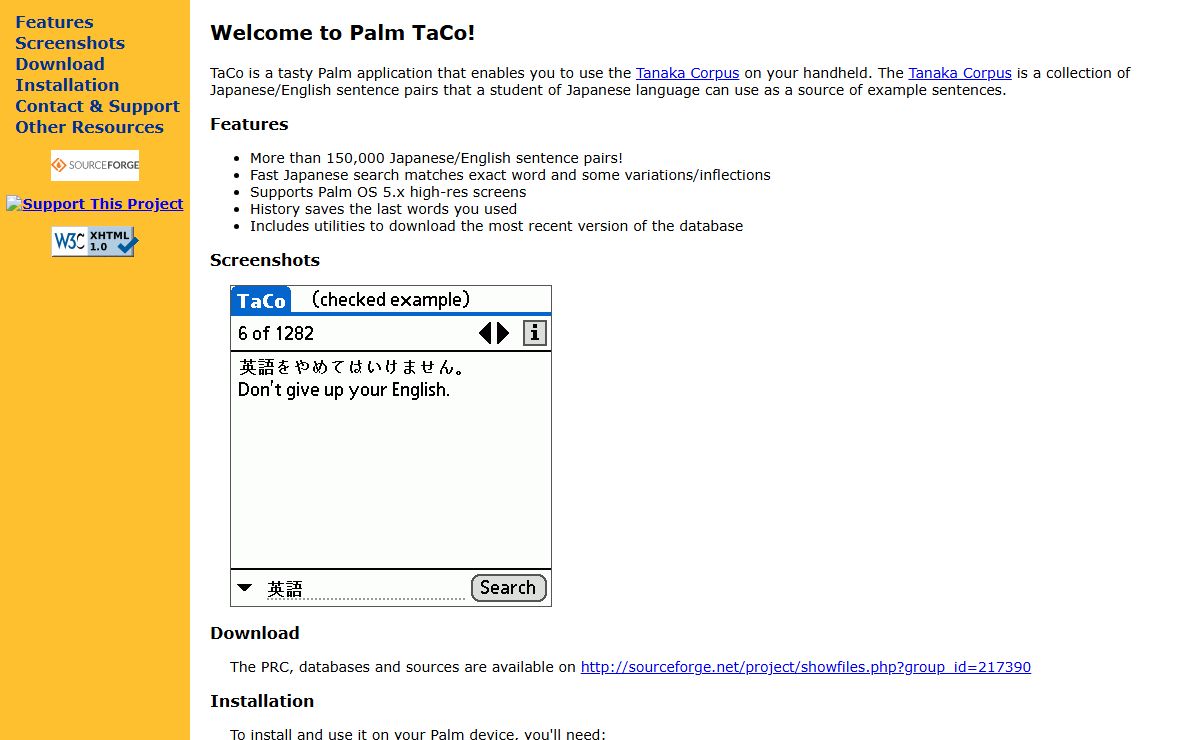Palm TaCo