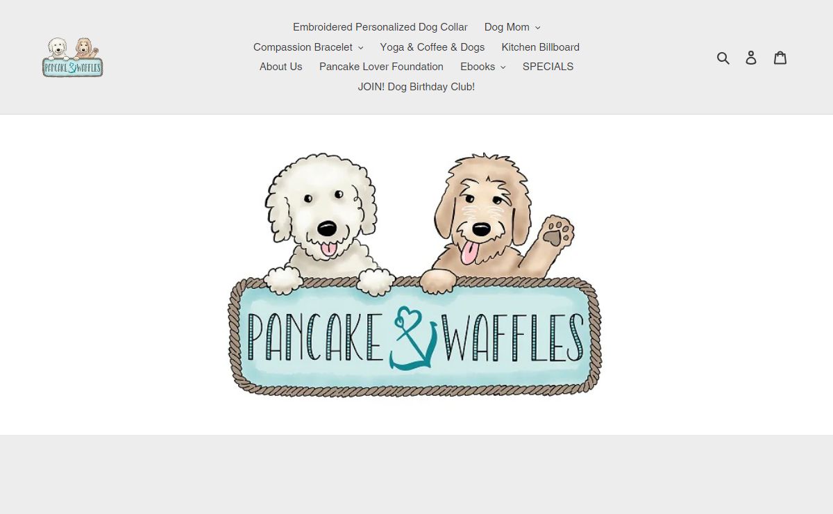 We Make Dogs Smile | Personalized dog collars, dog mom, dog loss gifts – Pancake and Waffles