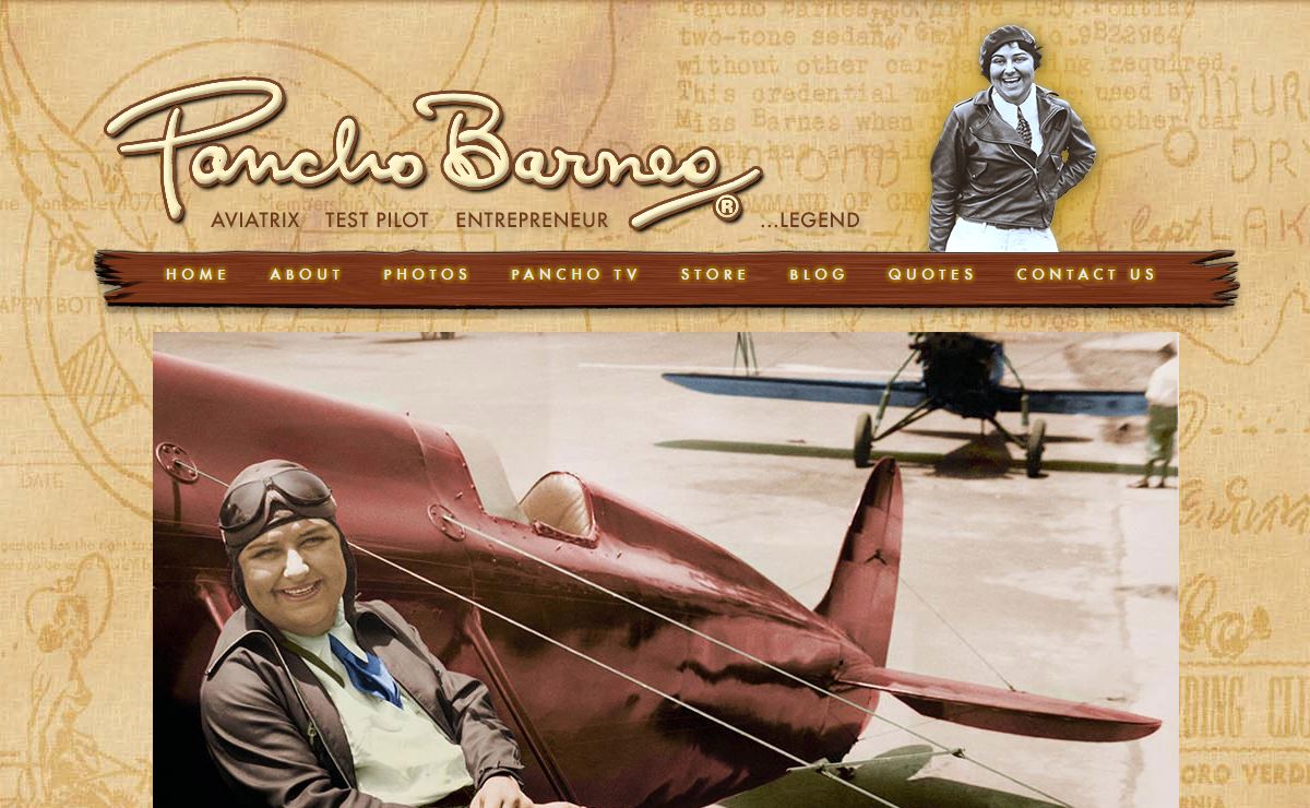 Pancho Barnes - The Official Website