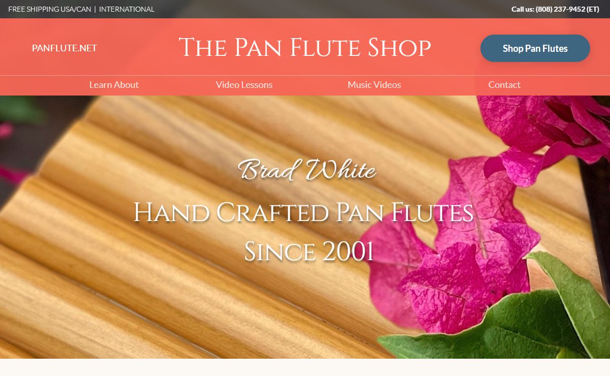 Pan Flutes, Free Lessons, Free Support | The Pan Flute Shop