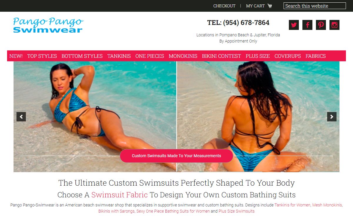 Pango Pango Swimwear – Custom Swimsuits | Tankinis, Monokinis, One Pieces, Plus Size Bathing Suits & More