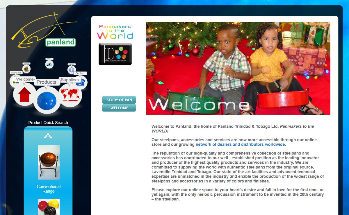 Steel Pan, Drum, Panmaker, Panland Trinidad & Tobago Limited Caribbean