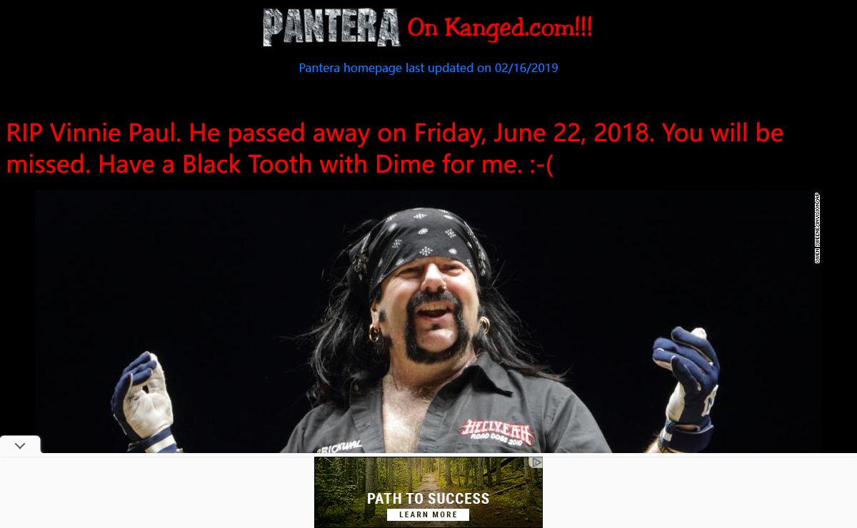 Pantera on Kanged.com