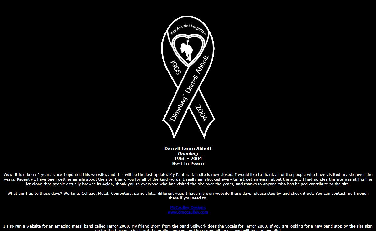 Pantera - Primal Concrete Website [closed]