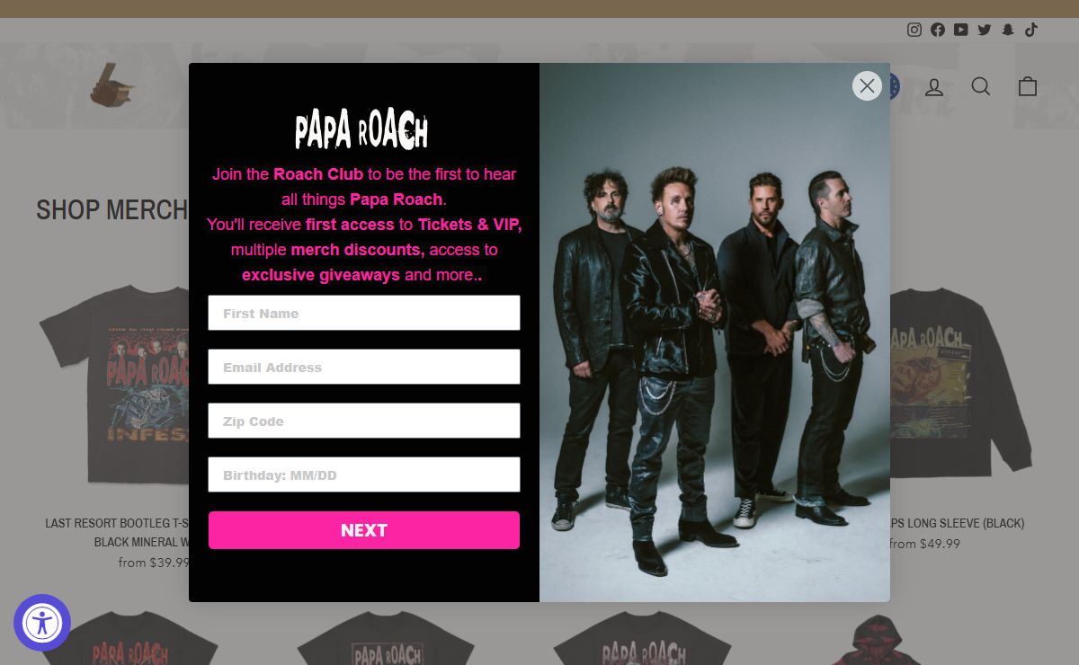Papa Roach | Official Merch Store