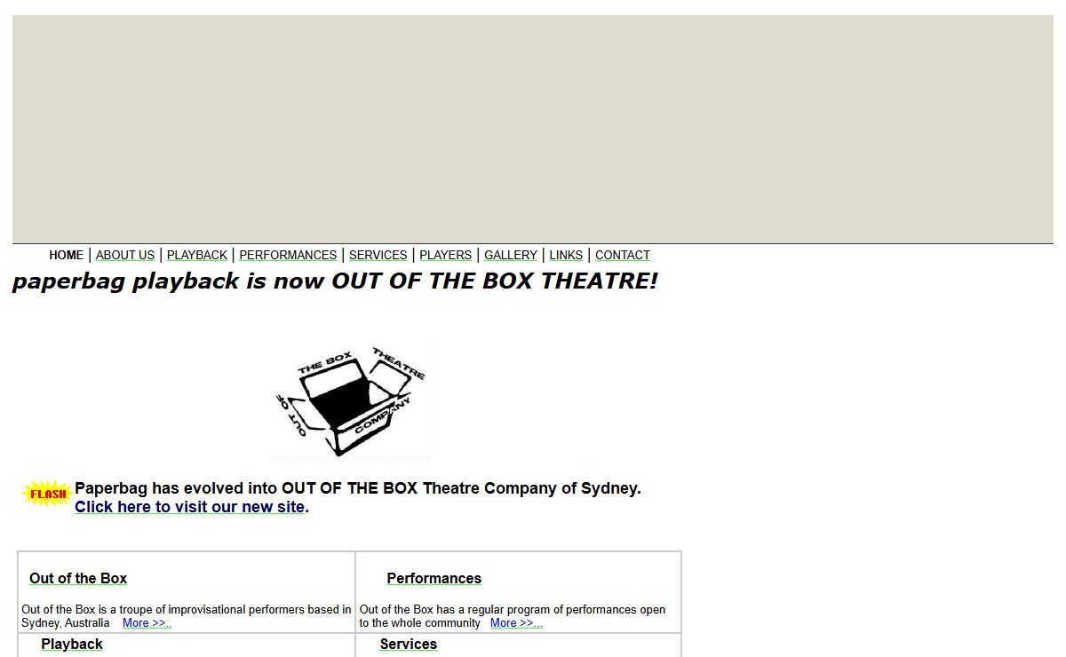PaperBag PlayBack Theatre of Sydney