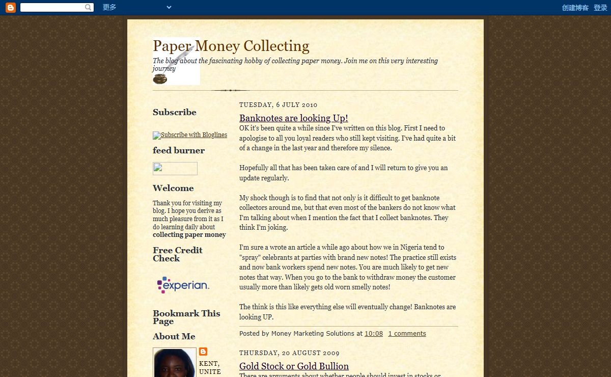 Paper Money Collecting