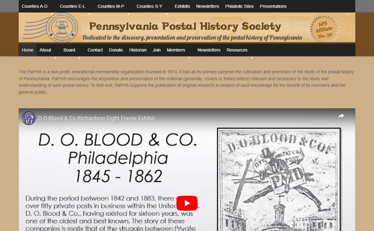Pennsylvania Postal History Society