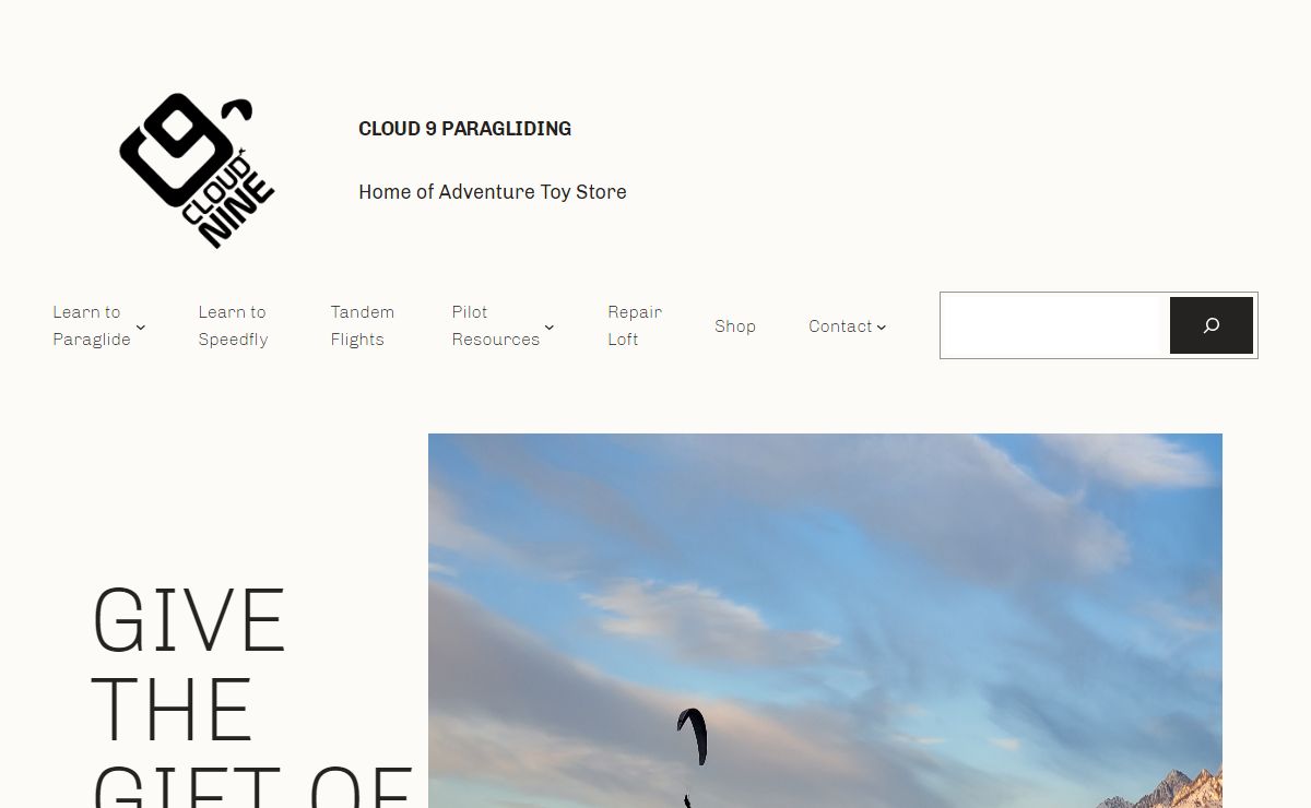 Cloud 9 Paragliding – Adventure toy store – World's Best Paragliding
