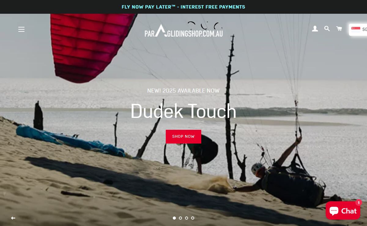 Paragliding.Shop | Ozone, Niviuk, Dudek, GIN Paragliders Australia