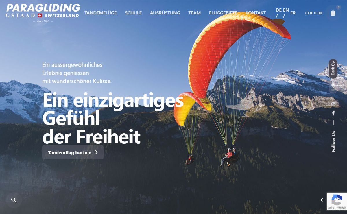 Paragliding Gstaad Switzerland – Unvergessliche Tandemflüge