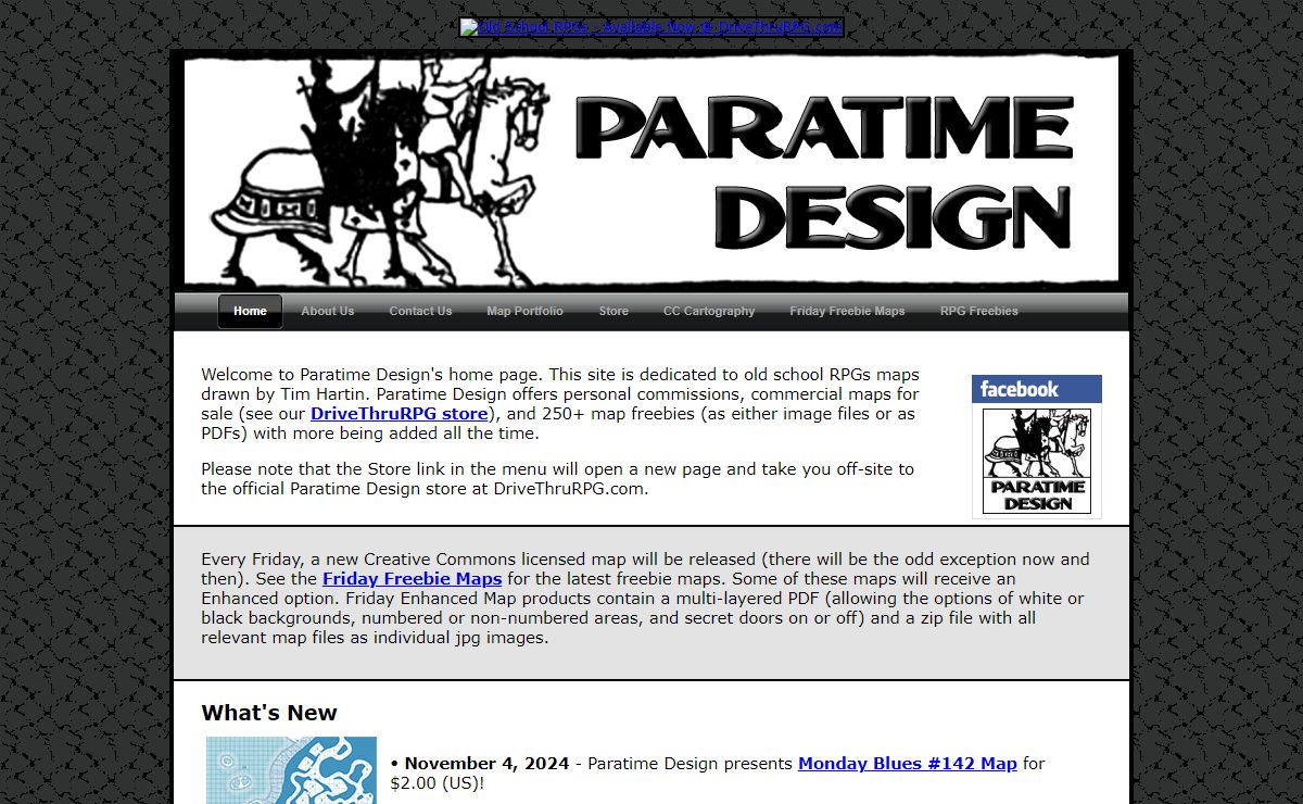 Paratime Design | Old School RPGs | Cartography
