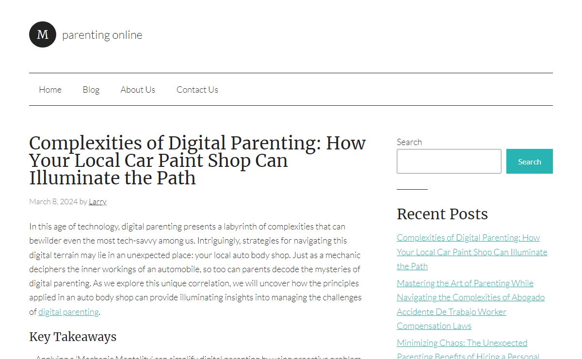 Parenting Online - Your Friendly Parenting Guide