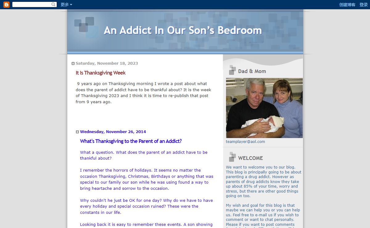 An Addict In Our Son’s Bedroom